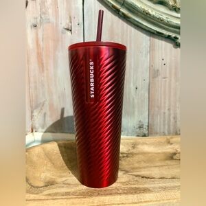 Starbucks Metallic Red Tumbler